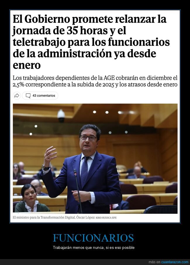 funcionarios,35 horas,teletrabajo