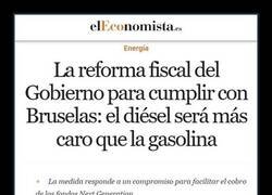 Enlace a Se viene subida del diésel