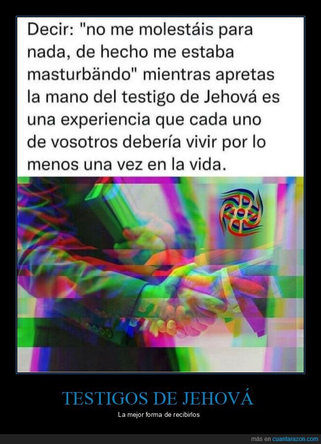 dar la mano,testigos de jehov&aacute;