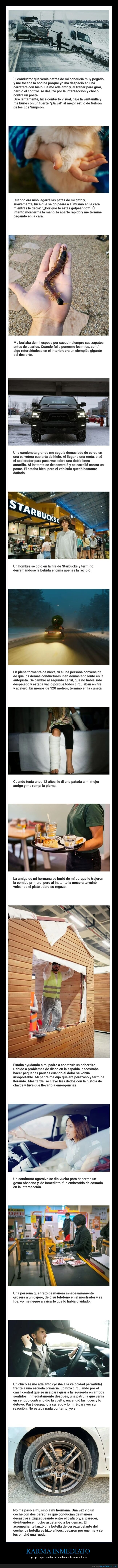 karma instant&aacute;neo,historias