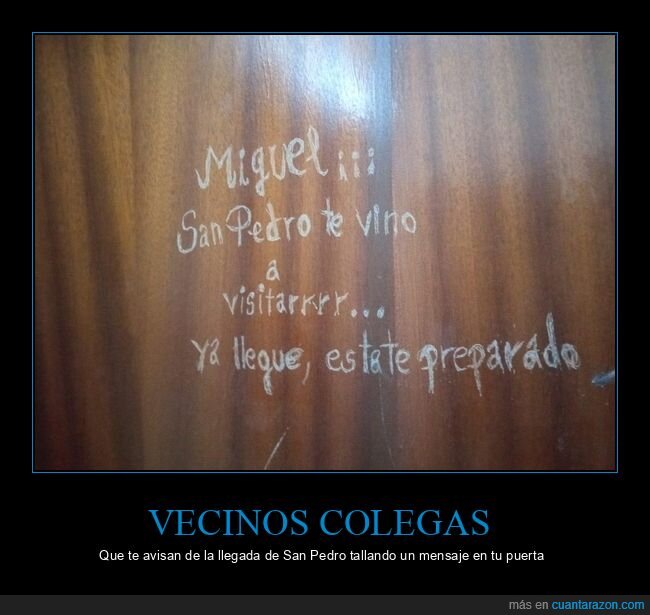 vecinos,san pedro,puerta