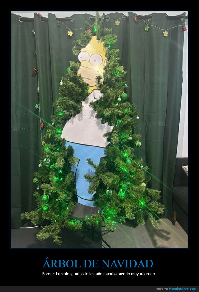 &aacute;rbol de navidad,homer,simpsons