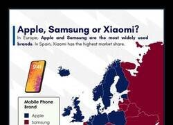 Enlace a La marca de móvil más vendida en cada país de Europa