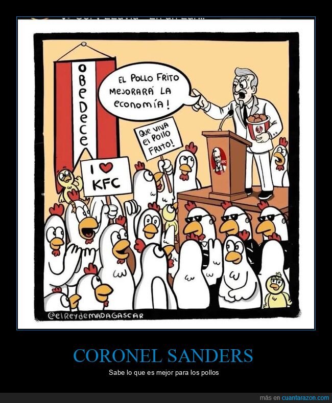 kfc,pol&iacute;ticos,pollo frito