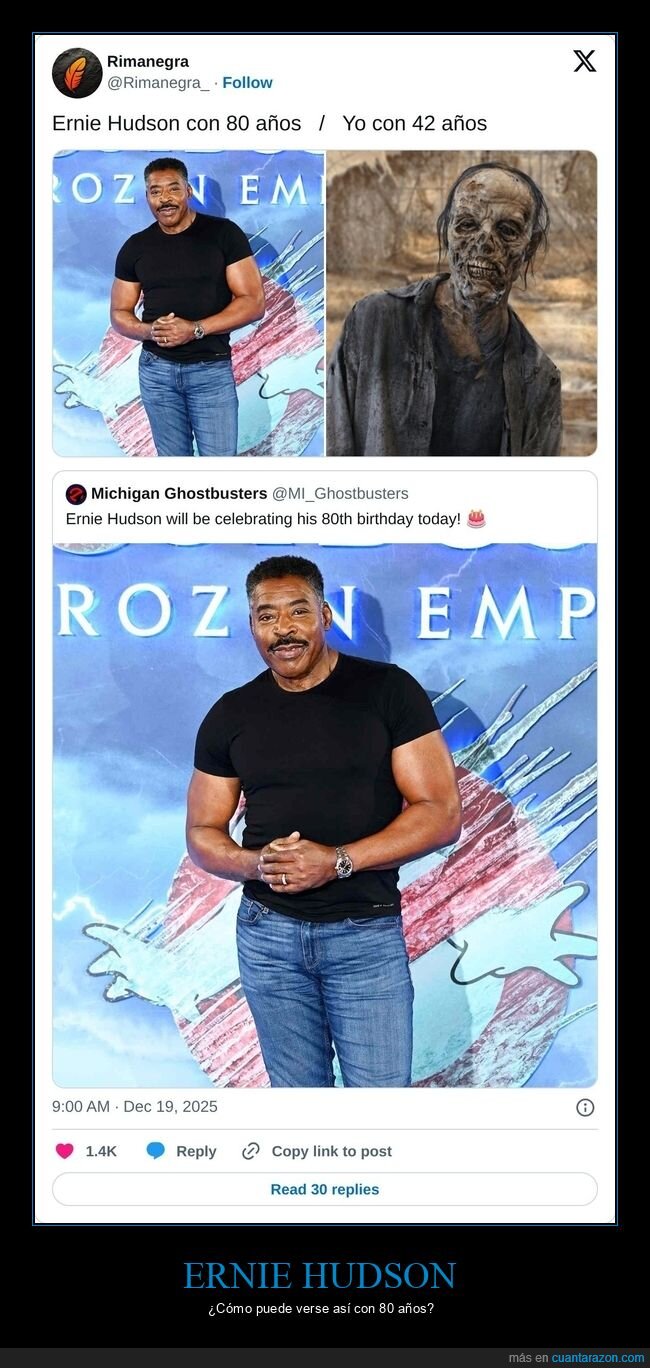 ernie hudson,80 a&ntilde;os,edad