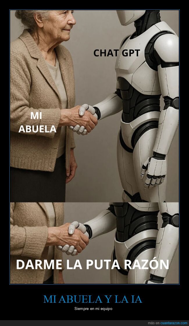 abuela,chatgpt,dar la raz&oacute;n