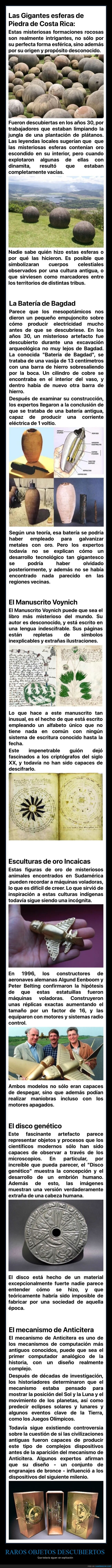 objetos,descubrimientos,sin explicaci&oacute;n