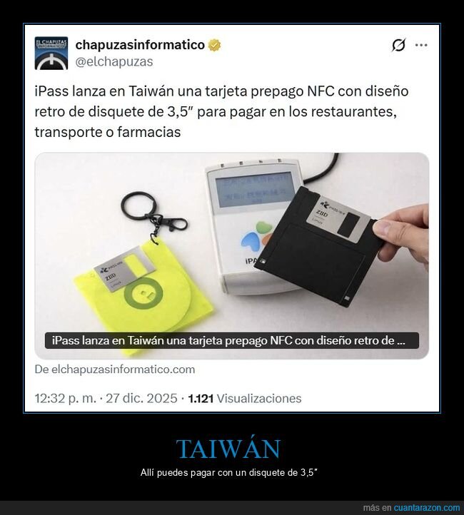 taiw&aacute;n,pagar,disquete,nfc