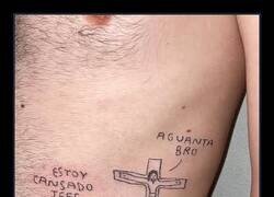 Enlace a Tatuaje con mensaje