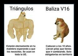 Enlace a Triángulos VS Baliza V16
