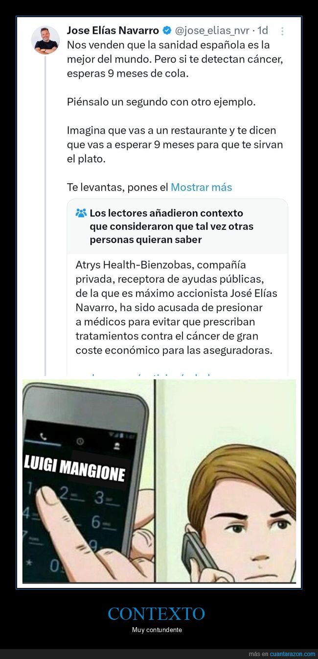 jos&eacute; el&iacute;as,sanidad