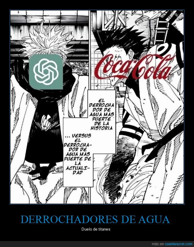 agua,chatgpt,derrochar