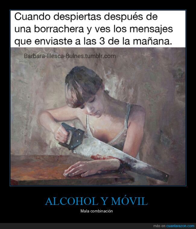 borrachera,despertar,mensajes