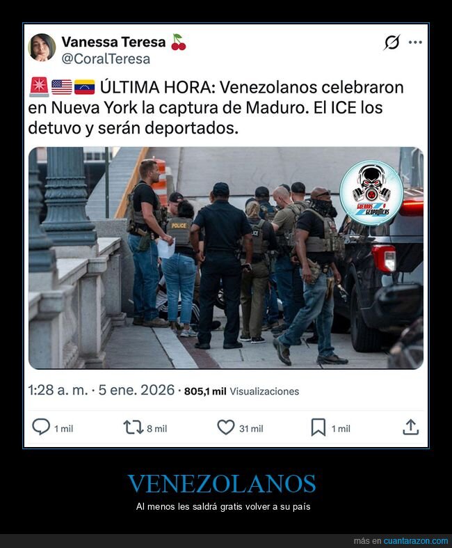 celebrar,deportados,detenidos,ice,nueva york,venezolanos