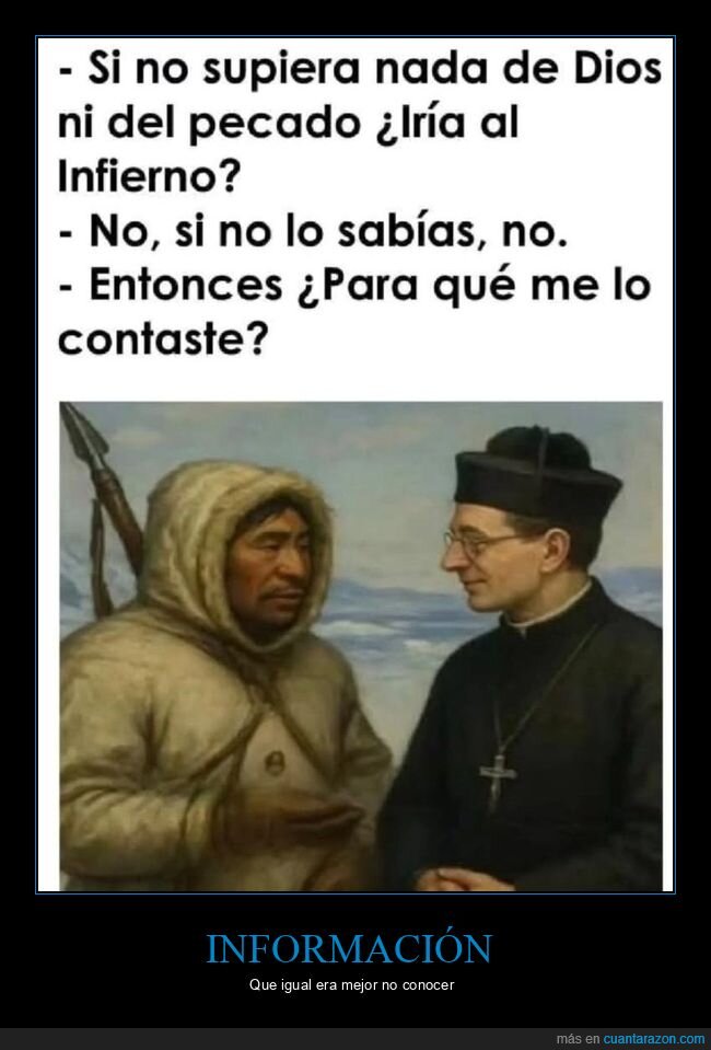 contar,cura,dios,esquimal,infierno,pecado