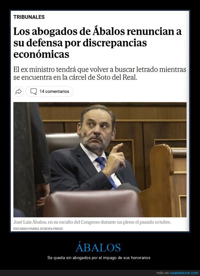 &aacute;balos,abogados,renuncia