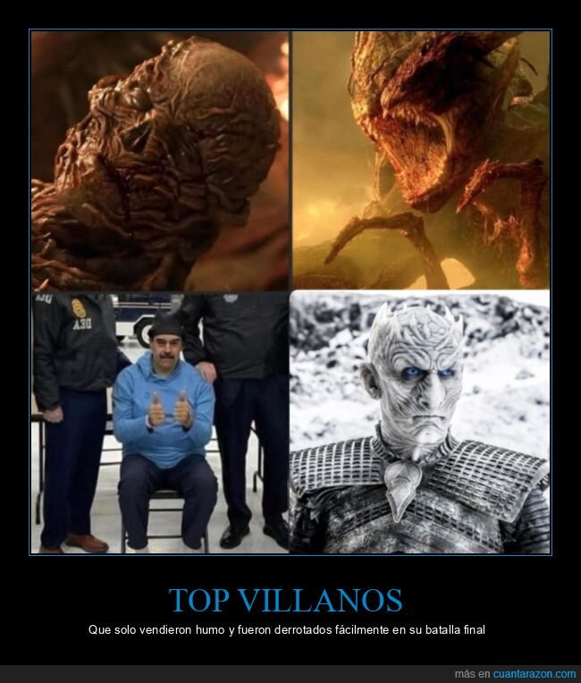 batalla final,derrotados,nicol&aacute;s maduro,villanos