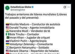 Enlace a ¿A qué se dedicaron estos líderes mundiales antes de serlo?
