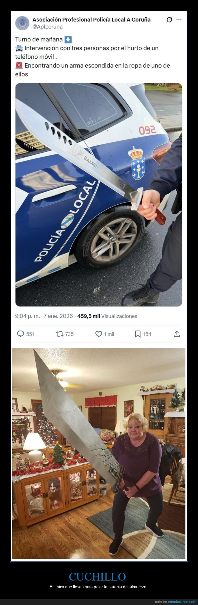 cuchillo,polic&iacute;a,wtf