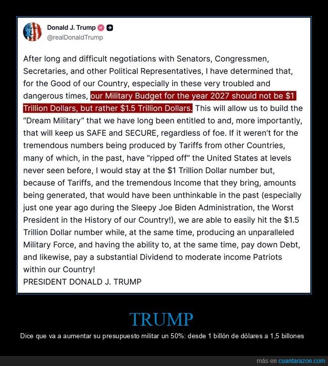 donald trump,presupuesto militar,aumentar