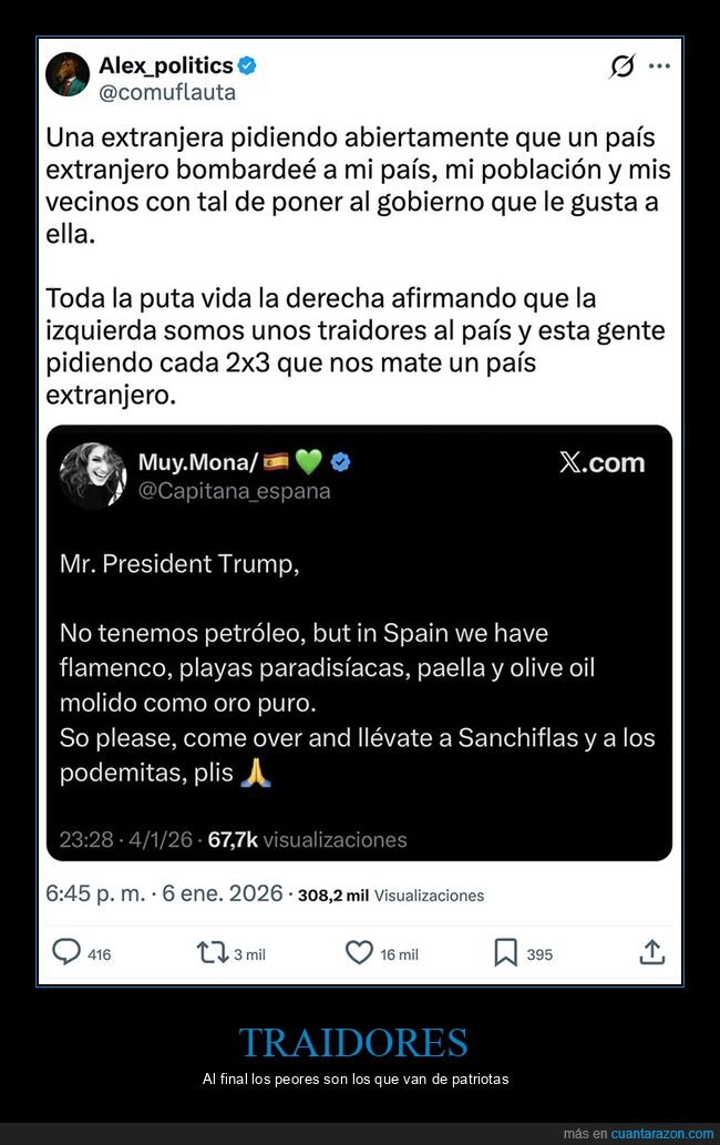 donald trump,invadir,muy mona