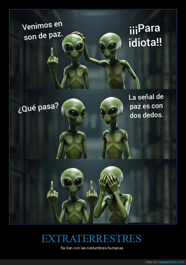 extraterrestres,paz,dedos