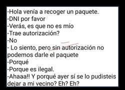 Enlace a Lidiando con la empresa de mensajería