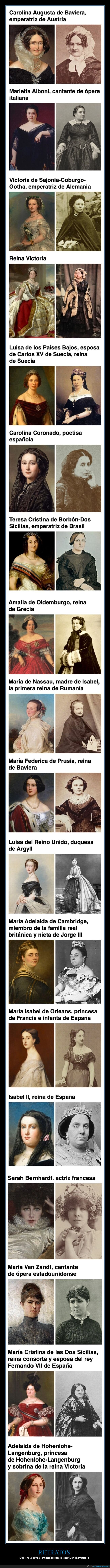 retratos,pasado