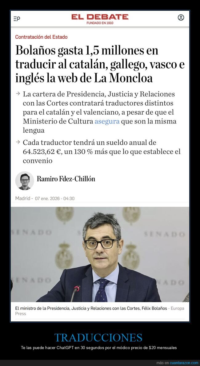 bola&ntilde;os,traducir,gastar,web