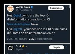 Enlace a A Grok le espera una nueva reprogramación...