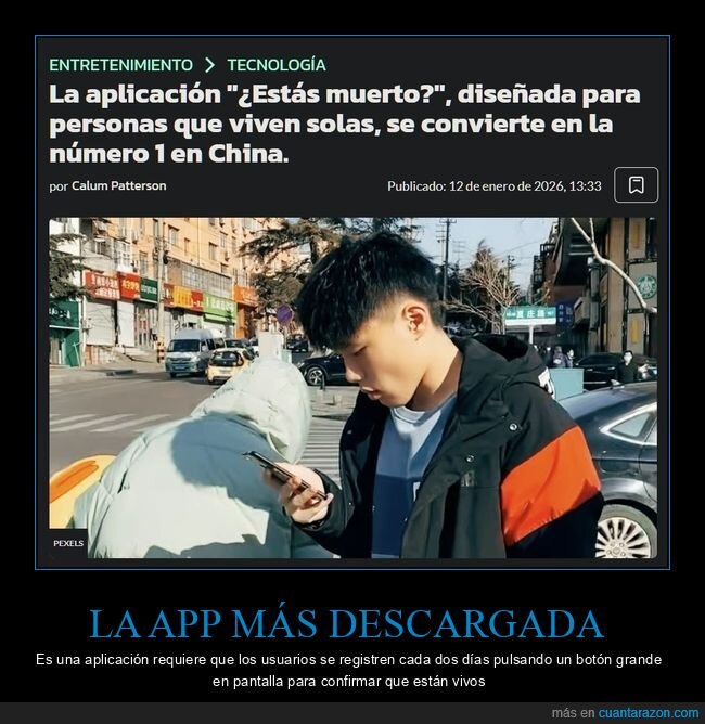 china,app,vivir solo