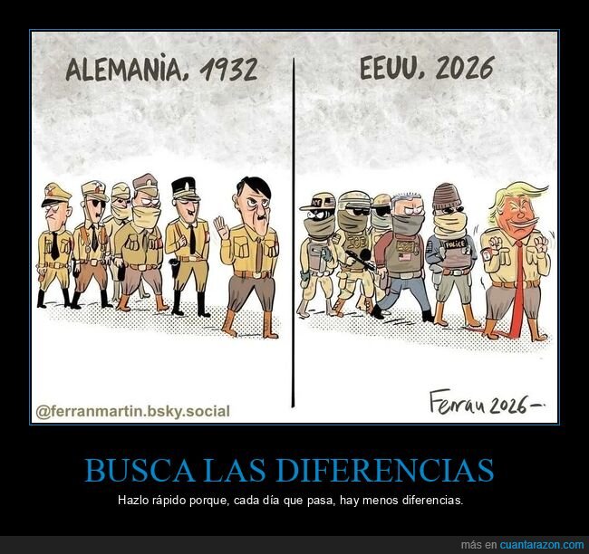 alemania,eeuu,diferencias,hitler,donald trump