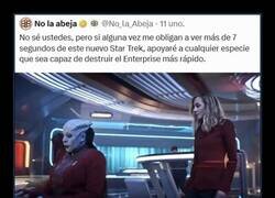 Enlace a Parece que la nueva serie de Star Trek no termina de convencer...