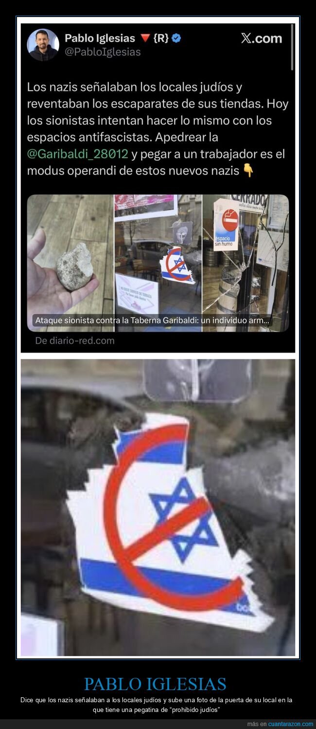 pablo iglesias,jud&iacute;os