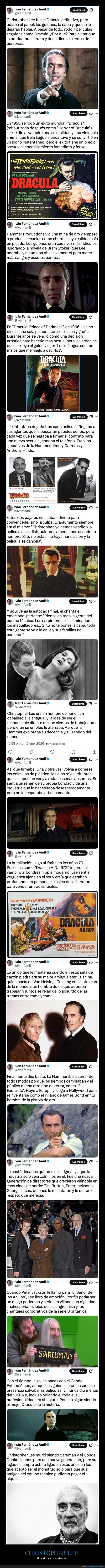 christopher lee,dr&aacute;cula