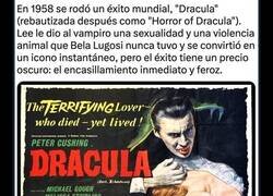 Enlace a El sacrificio que hizo Christopher Lee interpretando a Drácula