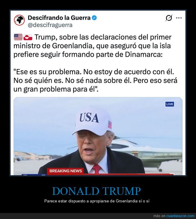 donald trump,groenlandia,pol&iacute;ticos