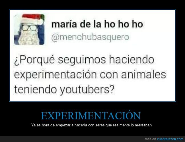 experimentaci&oacute;n,animales,youtubers