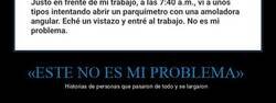 Enlace a Personas que dijeron «este no es mi problema» y se largaron