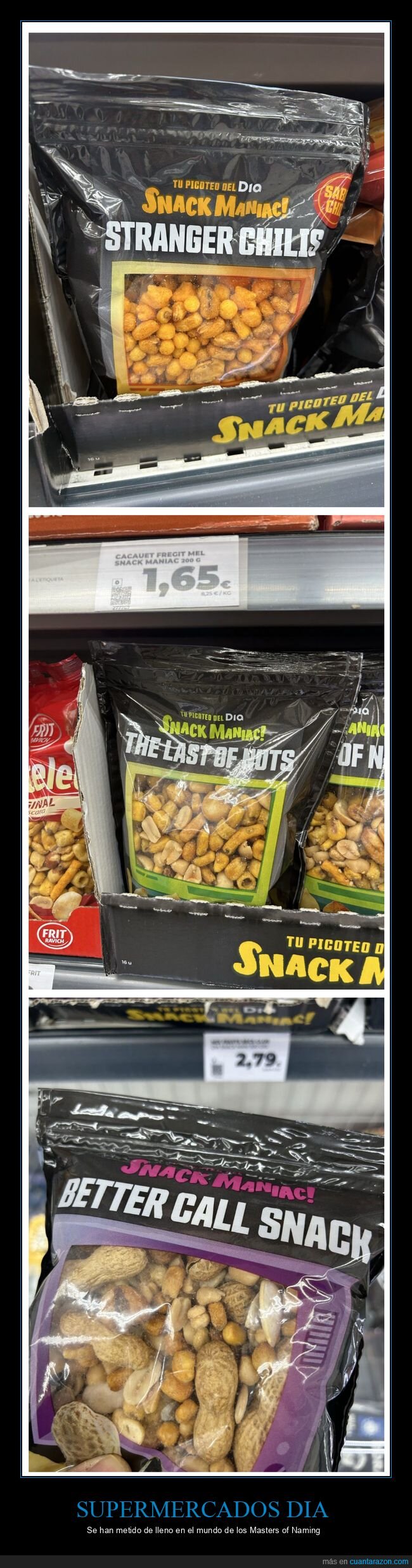 supermercado,snacks,nombres,series