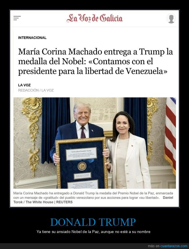 donald trump,nobel de la paz
