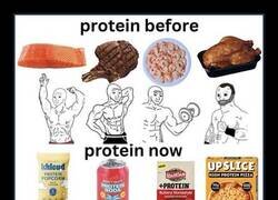 Enlace a Proteínas antes y ahora