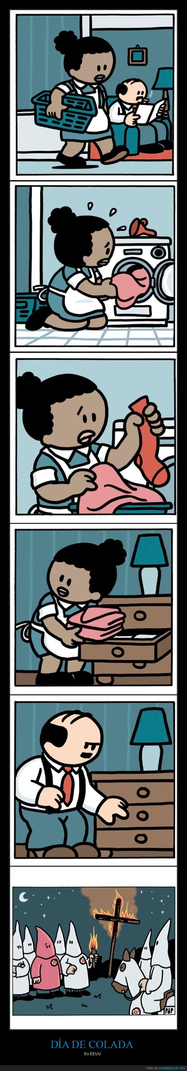 colada,lavadora,calcet&iacute;n,ku klux klan