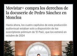 Enlace a La docuserie de Pedro Sánchez pasa a Movistar+