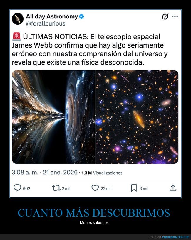 f&iacute;sica,james webb,universo