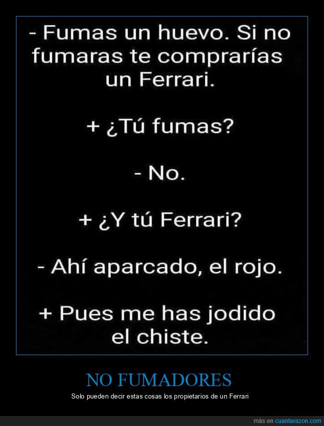 fumar,dinero,ferrari