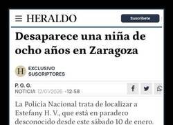 Enlace a Niña desaparecida y encontrada