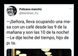 Enlace a Demasiado rato en la mesa