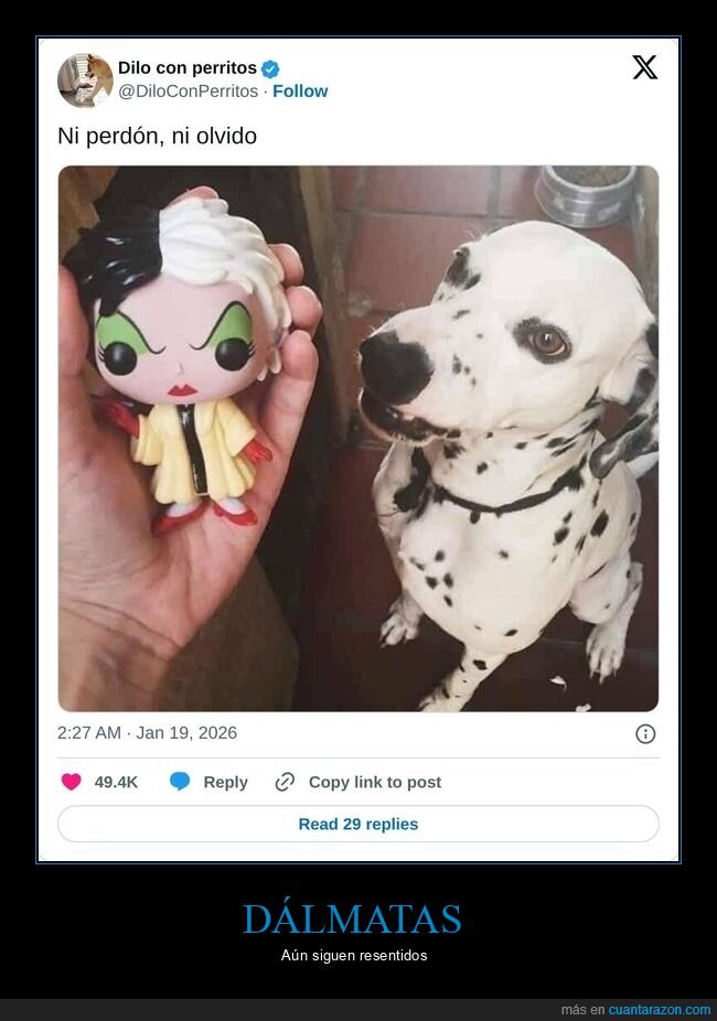 cruella de vil,perro,d&aacute;lmata