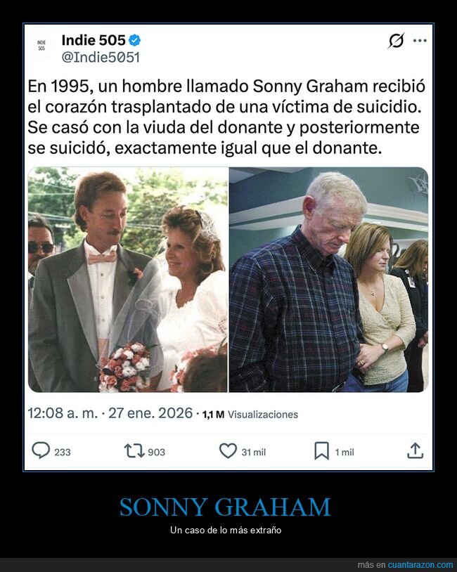 casarse,coraz&oacute;n,sonny graham,transplante,viuda